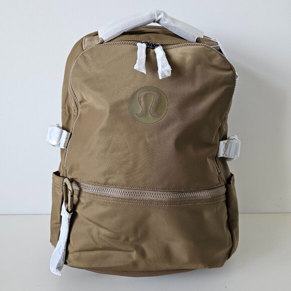 NWT LULULEMON ARTF/RWLI Sand Brown Lightweight New Crew Backpack OS - Picture 1 of 11